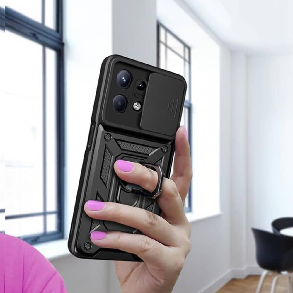 Techsuit – serija CamShield zaštitna maskica za Motorola Edge 50 Pro – crna