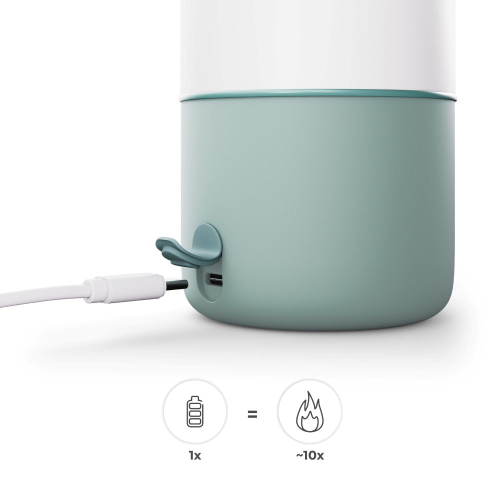 Kinderkraft GAJA prijenosni grijač - bočica/termosica s baterijom 500 ml, Green