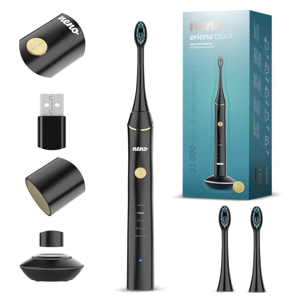 NENO ORIONA Električna četkica za zube, black