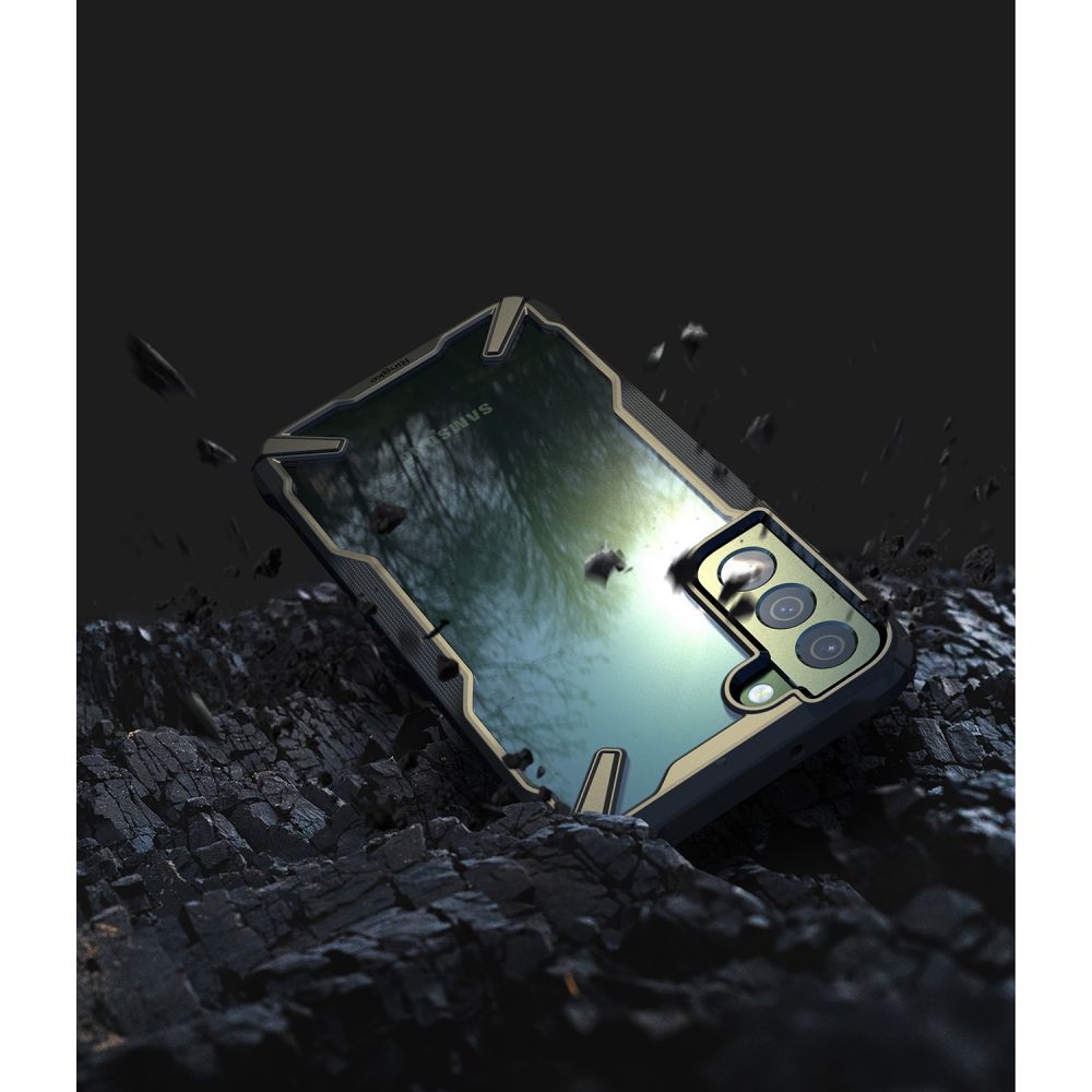 Ringke - Fusion X maska za Samsung Galaxy S22 Plus - crna