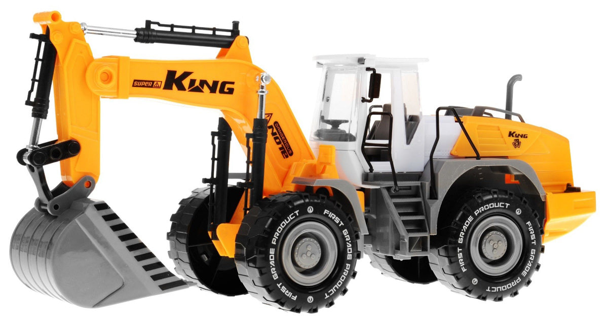 Traktor za igru "King" - 46 cm  - žuti