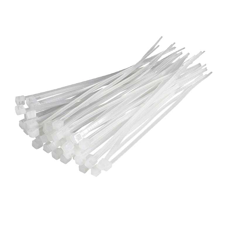 Vezice PVC bijele 4,5x300 100 komada