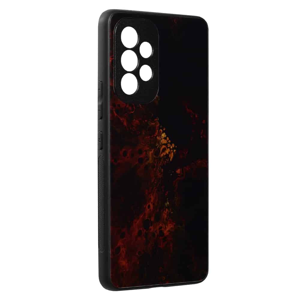 Techsuit Glaze maska za Samsung Galaxy A53 5G - Red Nebula