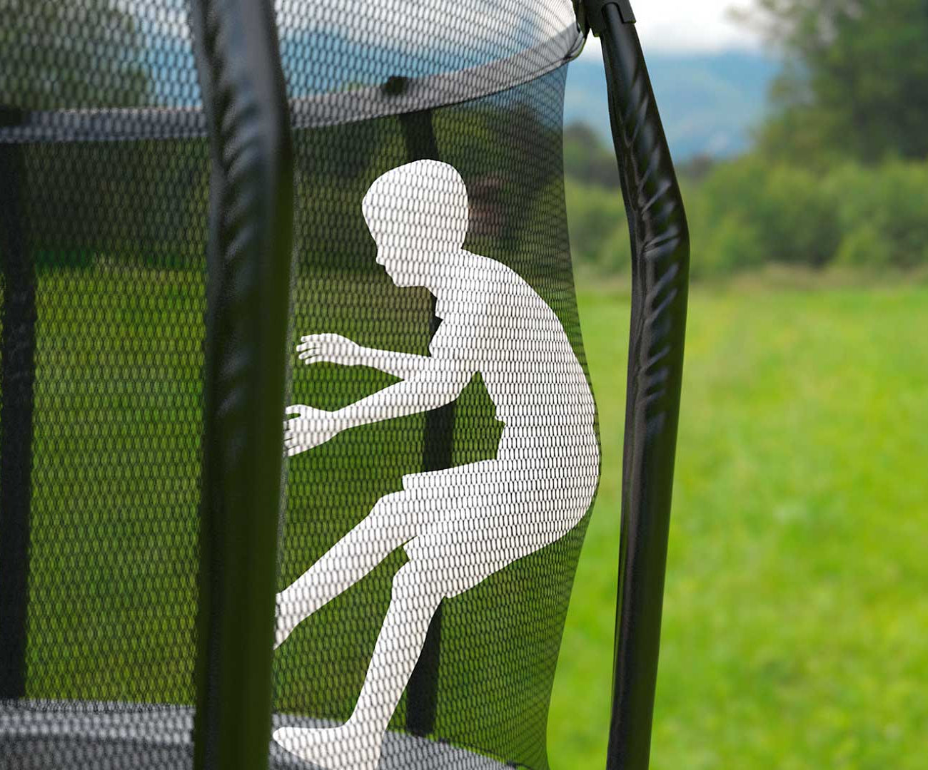 Akrobat Orbit PRO trampolin – premium trampolin 366-cm-antracit
