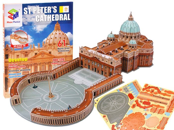 3D Puzzle Bazilika svetog Petra Vatikan