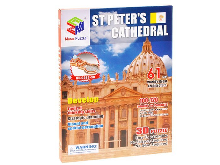 3D Puzzle Bazilika svetog Petra Vatikan