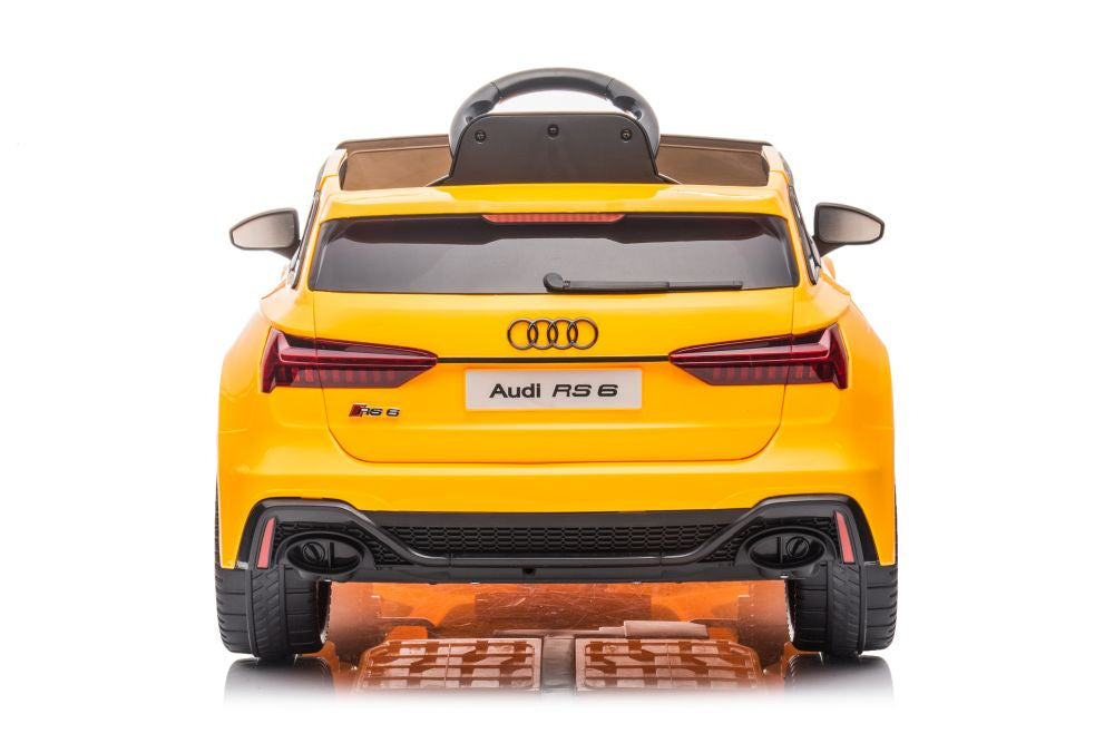 Licencirani auto na akumulator Audi RS6 - žuti