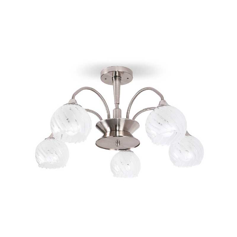 Luster Nora E27 5X40W 1206-5 Bijeli Nikl