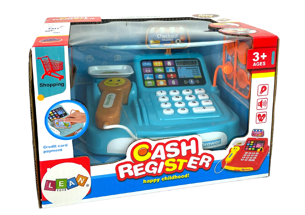 Trgovina za igru za djecu Cash Register - plava