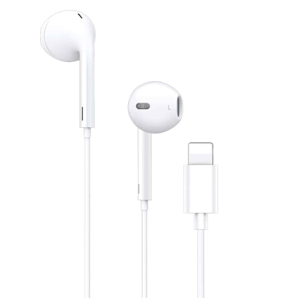 Yesido - Stereo slušalice (YH-20) - Lightning konektor s mikrofonom 120 cm - Bijele