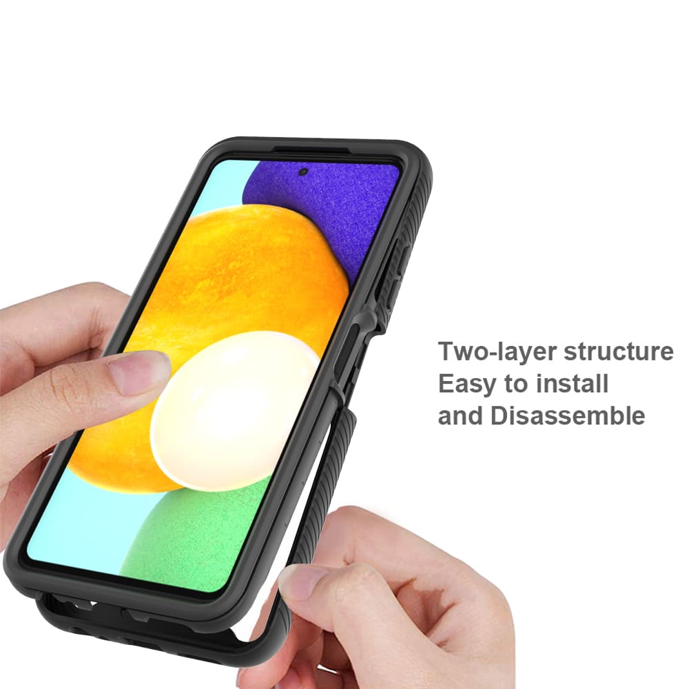 Techsuit - Defense360 Pro + Zaštita ekrana - Samsung Galaxy A22 5G - crna