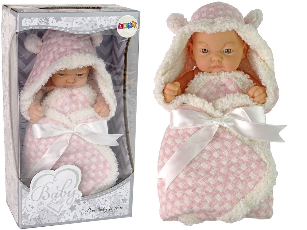 Slatka lutka Baby Bean s ružičastom mašnom