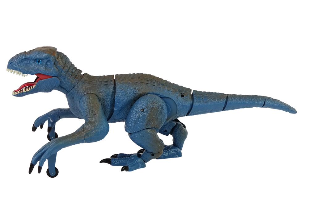 Dinosaur na daljinsko upravljanje Velociraptor - plavi