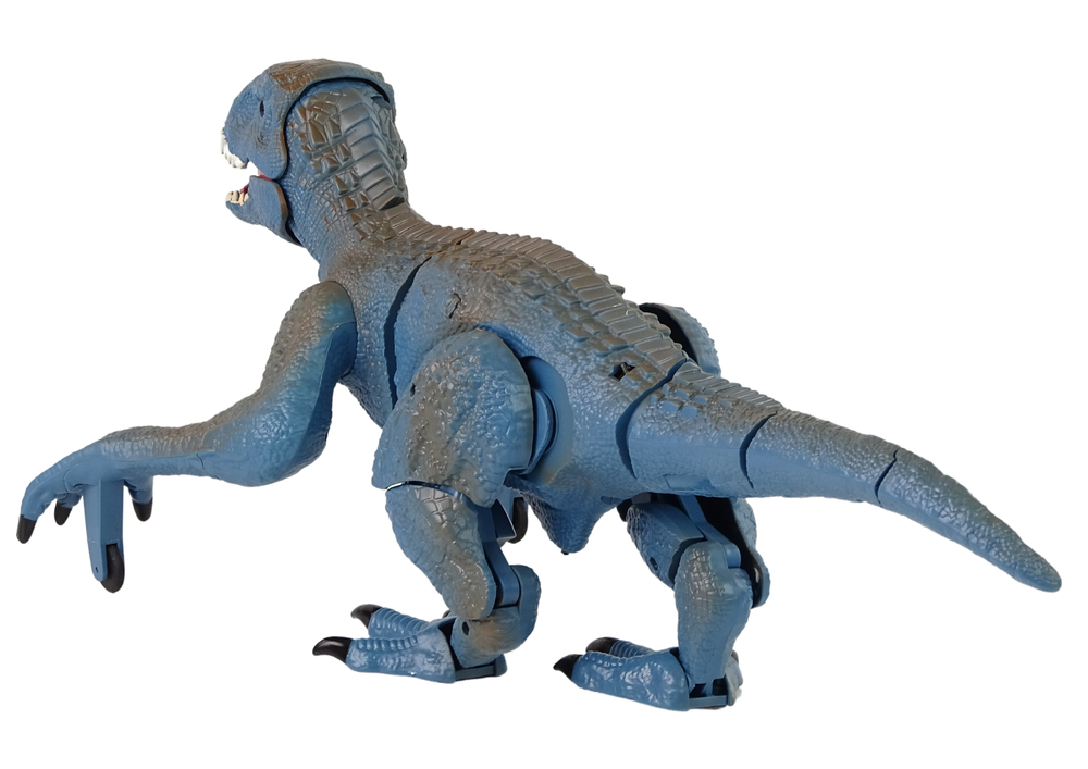 Dinosaur na daljinsko upravljanje Velociraptor - plavi