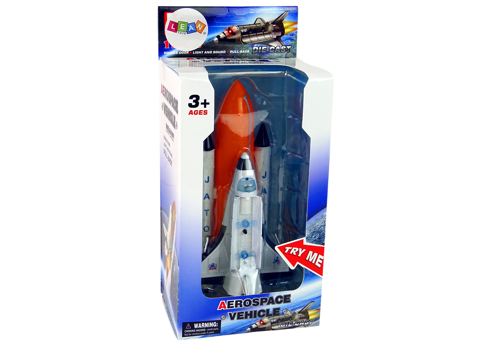 Metalna raketa za igru Aerospace sa zvučnim i svjetlosnim efektima PULL-BACK