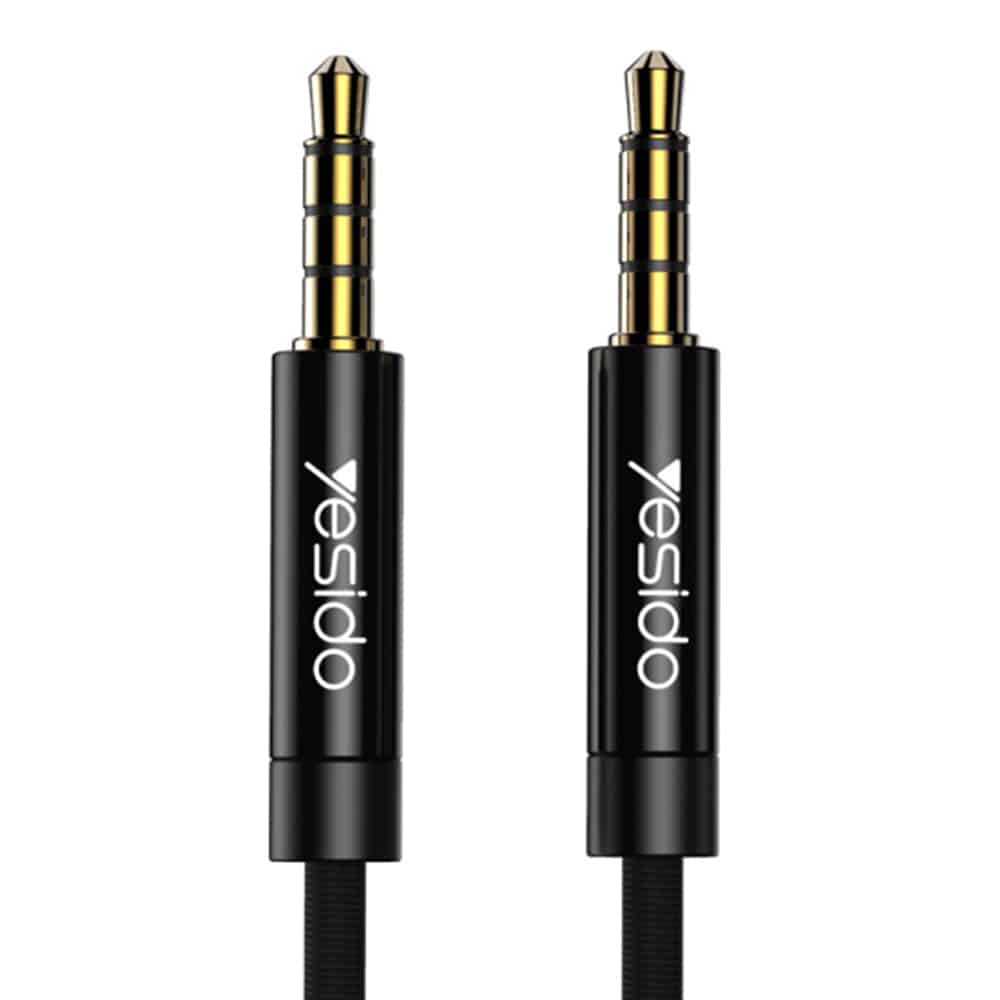 Yesido - audio kabel (YAU15) - priključak 3,5 mm na priključak 3,5 mm, 2 m - crni
