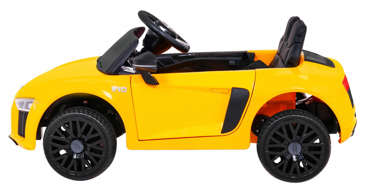 Licencirani auto na akumulator Audi R8 - Žuti
