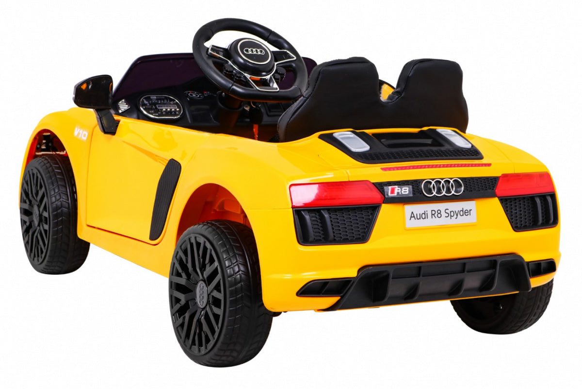 Licencirani auto na akumulator Audi R8 - Žuti