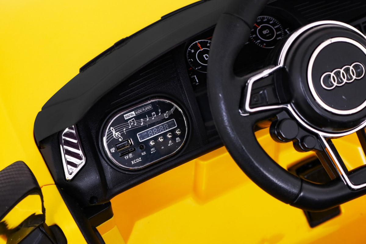 Licencirani auto na akumulator Audi R8 - Žuti