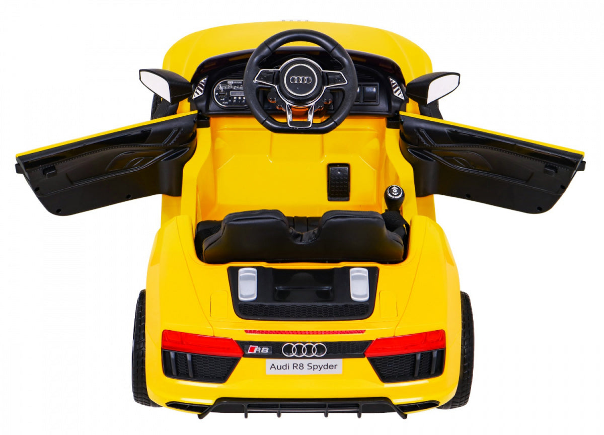 Licencirani auto na akumulator Audi R8 - Žuti