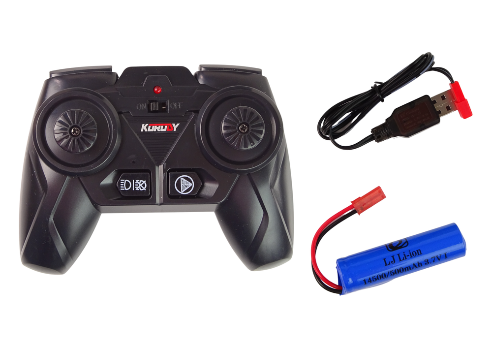 Metalni traktor na daljinsko upravljanje 2.4G - crni