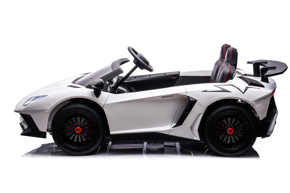 Licencirani auto na akumulator Lamborghini XXL A8803 24V - dvosjed - bijeli