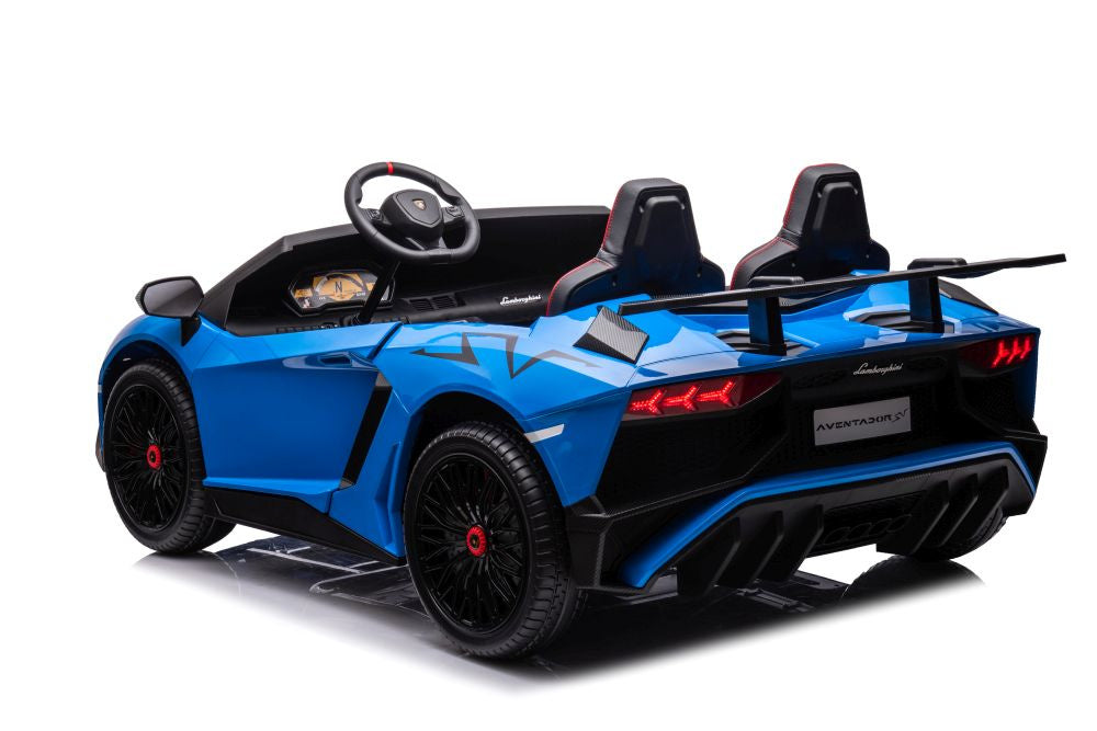 Licencirani auto na akumulator Lamborghini XXL A8803 24V - dvosjed - plavi