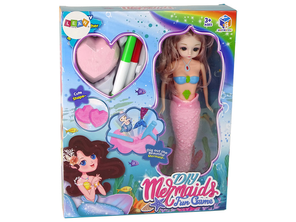 DIY Mermaid Pink Treasures Excavation Kit