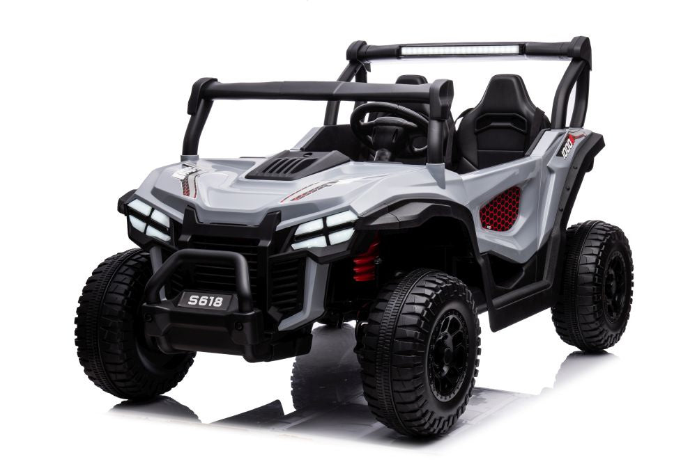 Buggy na akumulator S618 4x4 - dvosjed - sivi