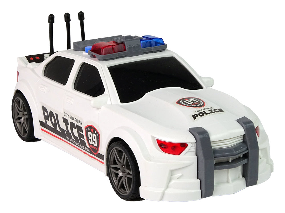 Sportski automobil za igru Policija 1:16 - bijela