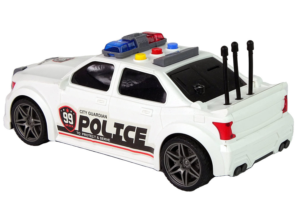 Sportski automobil za igru Policija 1:16 - bijela