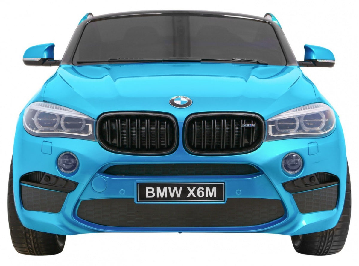 Licencirani auto na akumulator BMW X6M XXL - DVOSJED - plavi/lakirani