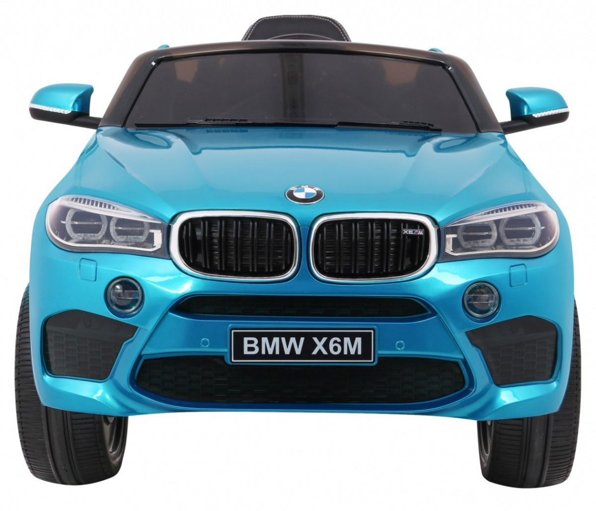 Licencirani auto na akumulator BMW X6M - plavi/lakirani
