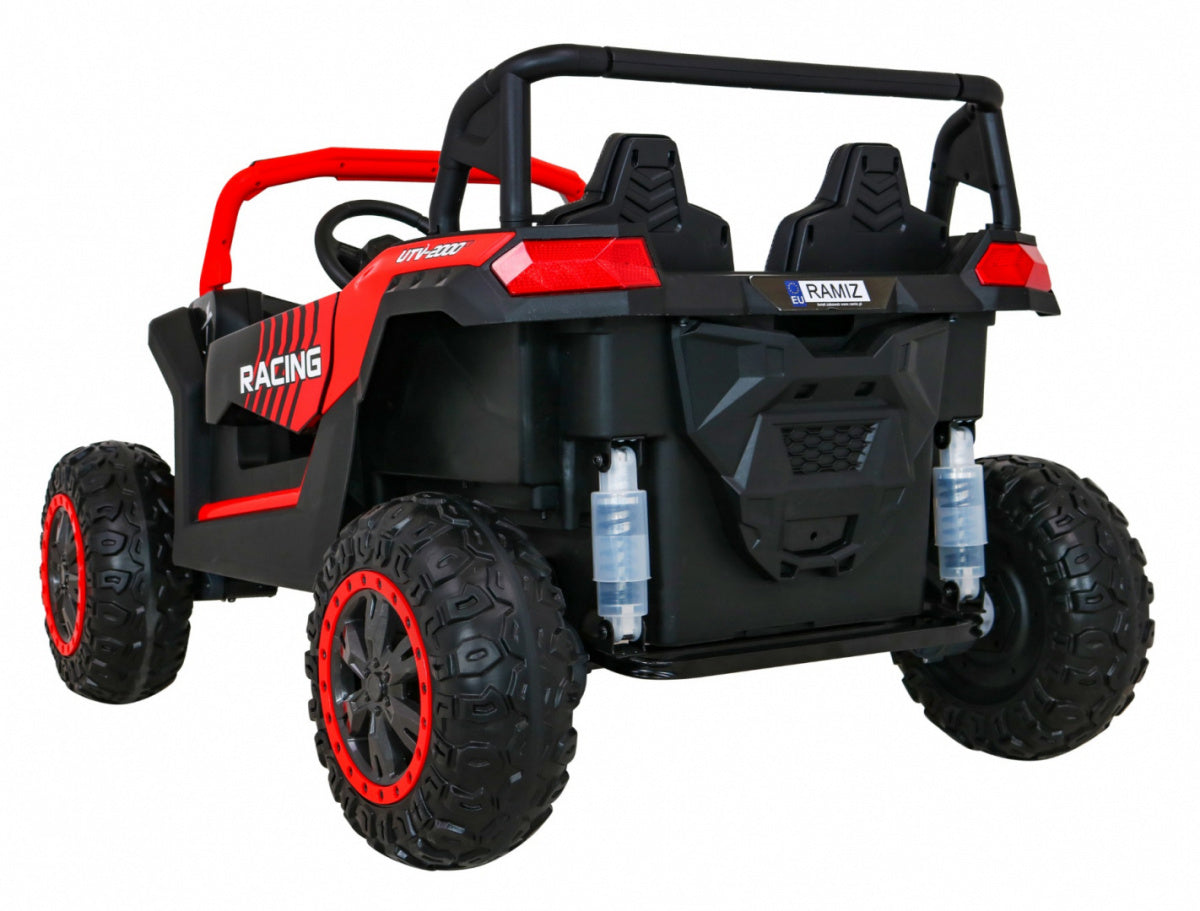 Buggy na akumulator ATV Racing 4x4 - dvosjed - Crveni