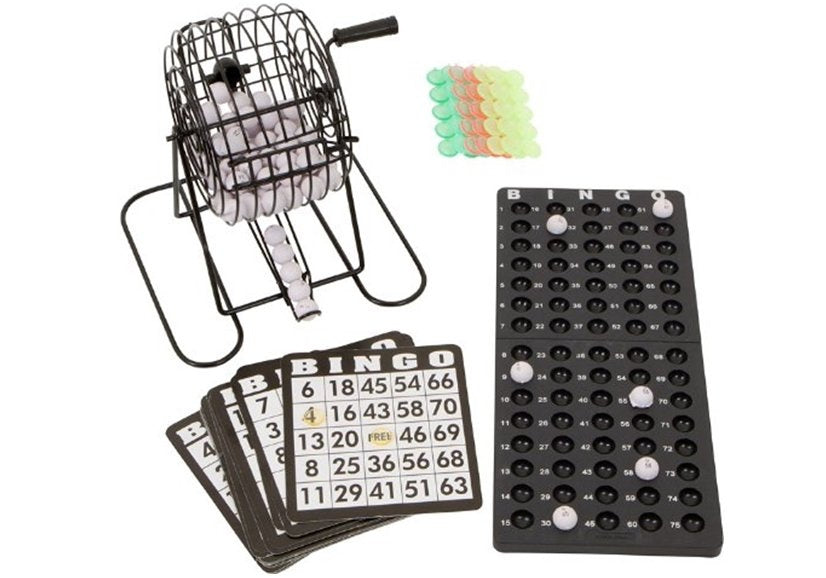 Metalni bingo sa karticama i brojevima - Lottery