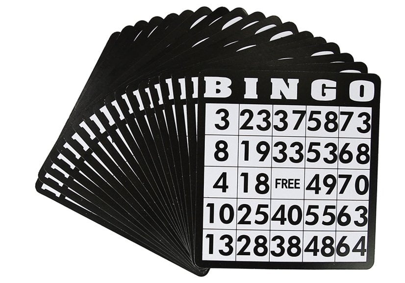 Metalni bingo sa karticama i brojevima - Lottery