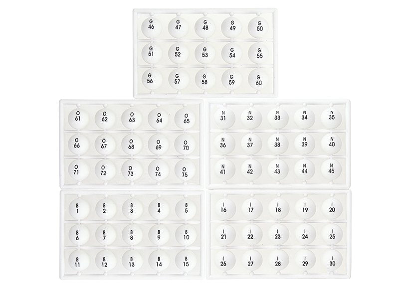 Metalni bingo sa karticama i brojevima - Lottery