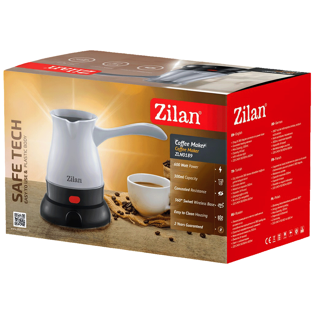 Zilan Kuhalo za kavu, 600 W, 0,3 lit., siva - ZLN0189