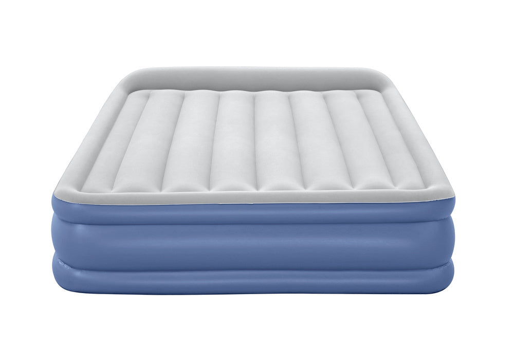 Dupli madrac na napuhavanje 203 x 152 x 46 cm Bestway 67630 - sivo/plavi