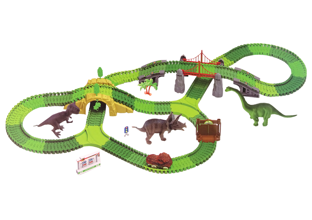 Staza za autiće Dinosaur - 270 elemenata