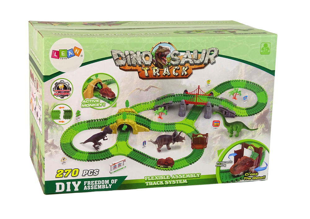Staza za autiće Dinosaur - 270 elemenata