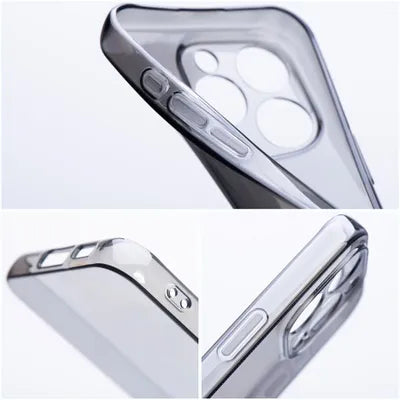 1.5mm BOX PREMIUM maska za iPhone 13 Pro crna prozirna