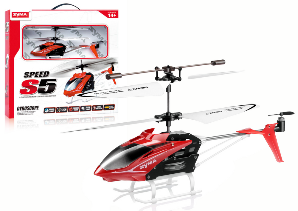 Helikopter na daljinsko upravljanje S5 RC SYMA - crveni