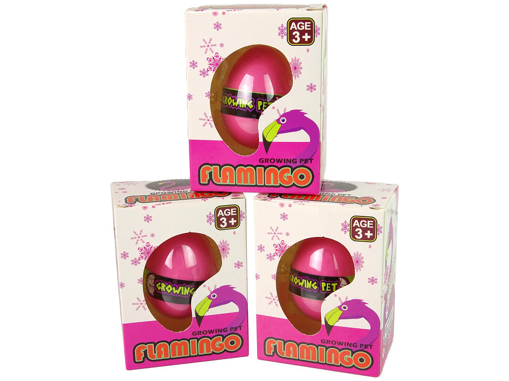 Growing Flamingo Egg 6cm Pink