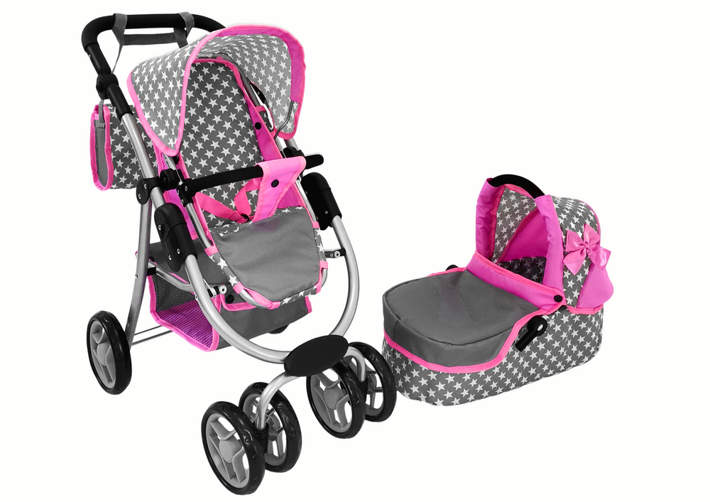 Kolica za lutke Carrycot Bag - siva
