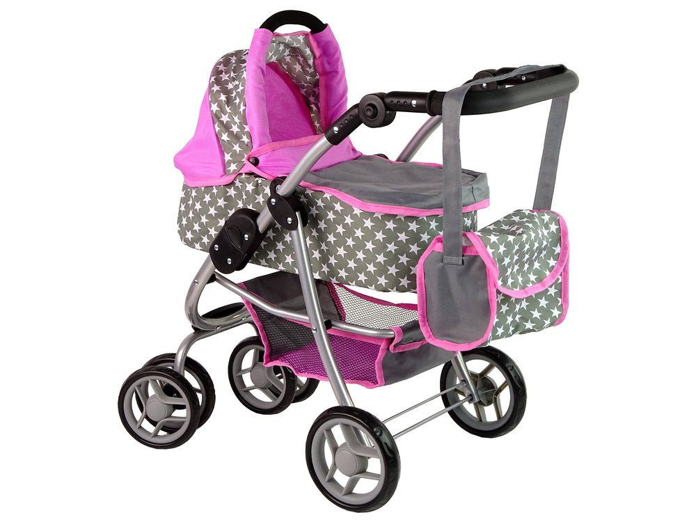 Kolica za lutke Carrycot Bag - siva