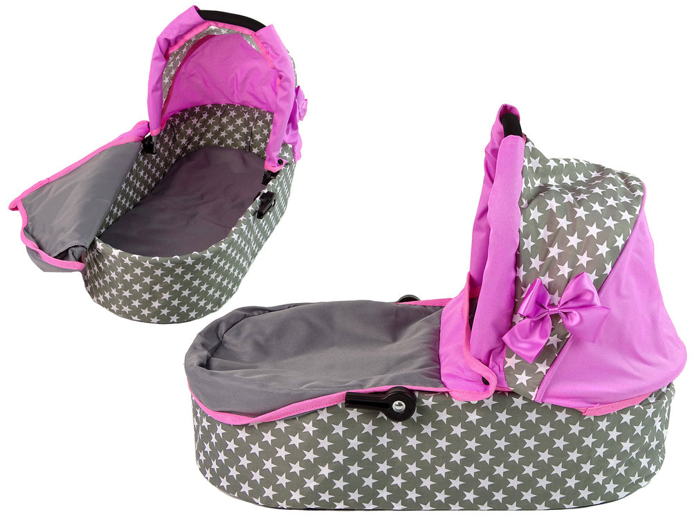 Kolica za lutke Carrycot Bag - siva