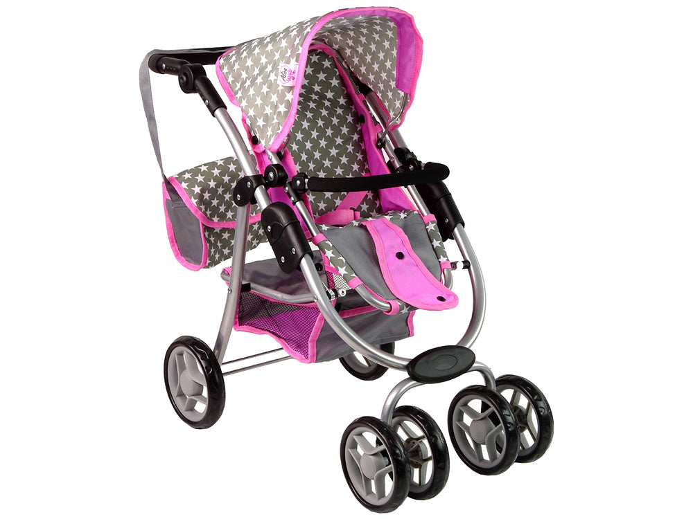 Kolica za lutke Carrycot Bag - siva
