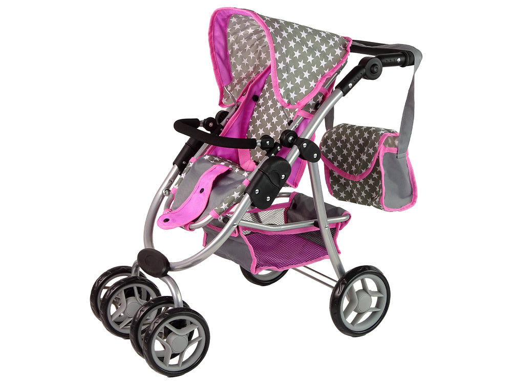 Kolica za lutke Carrycot Bag - siva