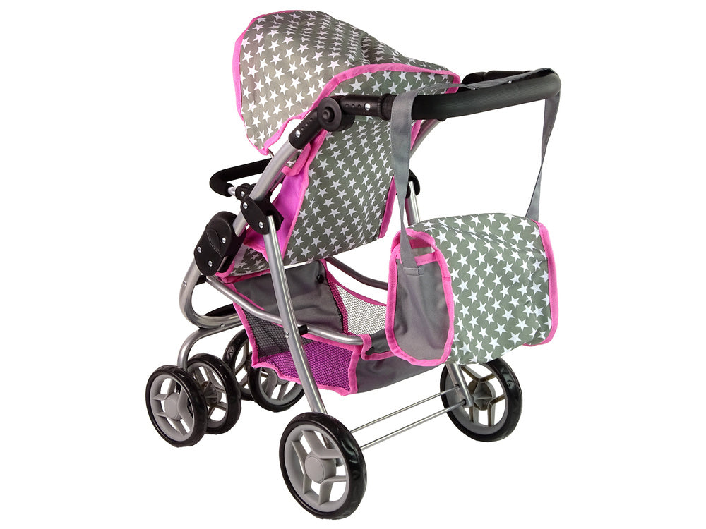 Kolica za lutke Carrycot Bag - siva